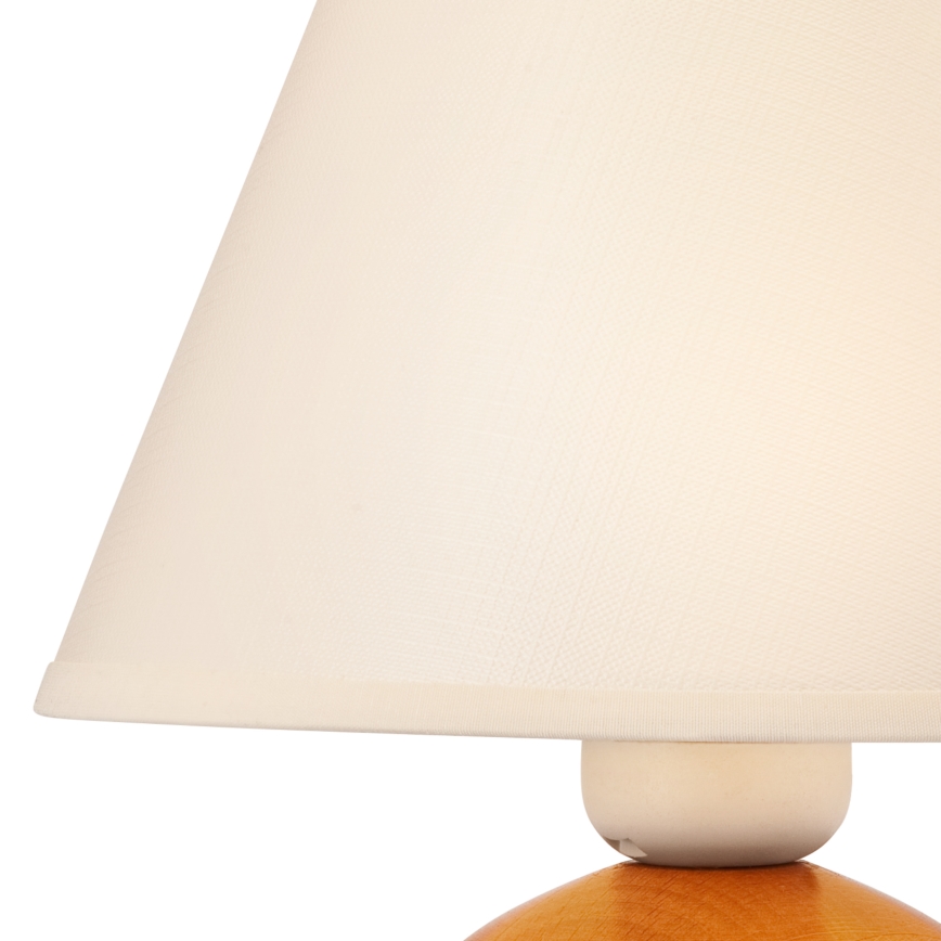 Stolní lampa JUTA 1xE27/60W/230V buk
