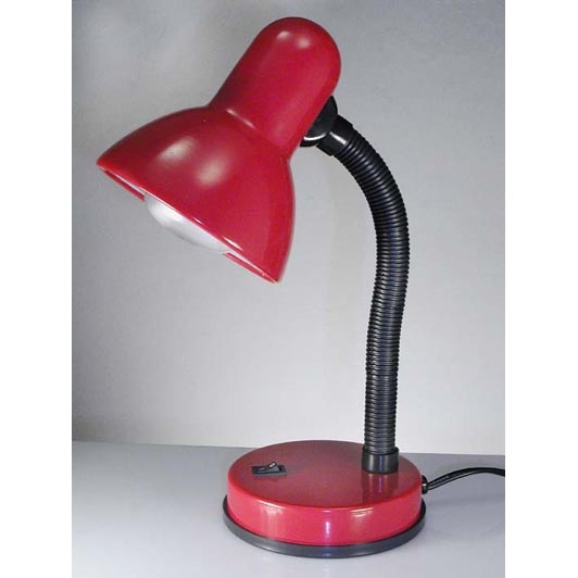 Stolní lampa KADET 1xE27/40W červená