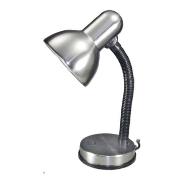 Stolní lampa KADET 1xE27/40W matný chrom