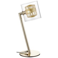 Stolní lampa KLASS 1xG9/3W/230V zlatá