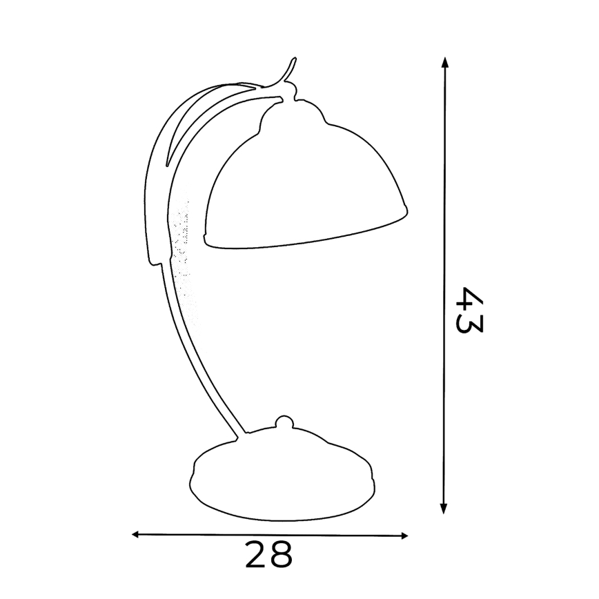 Stolní lampa KORFU 1xE27/60W/230V