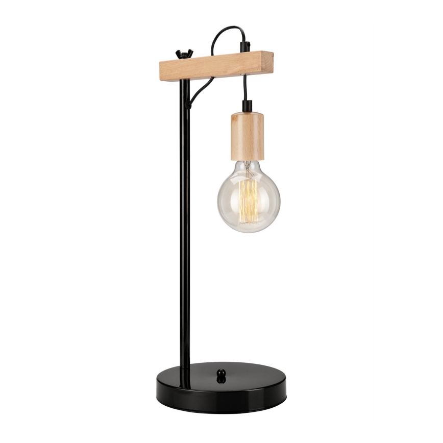 Stolní lampa LEON 1xE27/60W/230V buk - FSC certifikováno