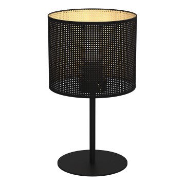 Stolní lampa LOFT SHADE 1xE27/60W/230V pr. 18 cm černá/zlatá