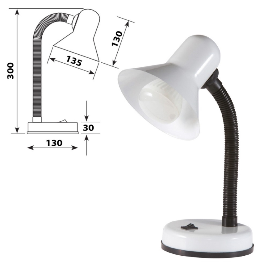 Stolní lampa MALUCH 1xE27/40W/230V