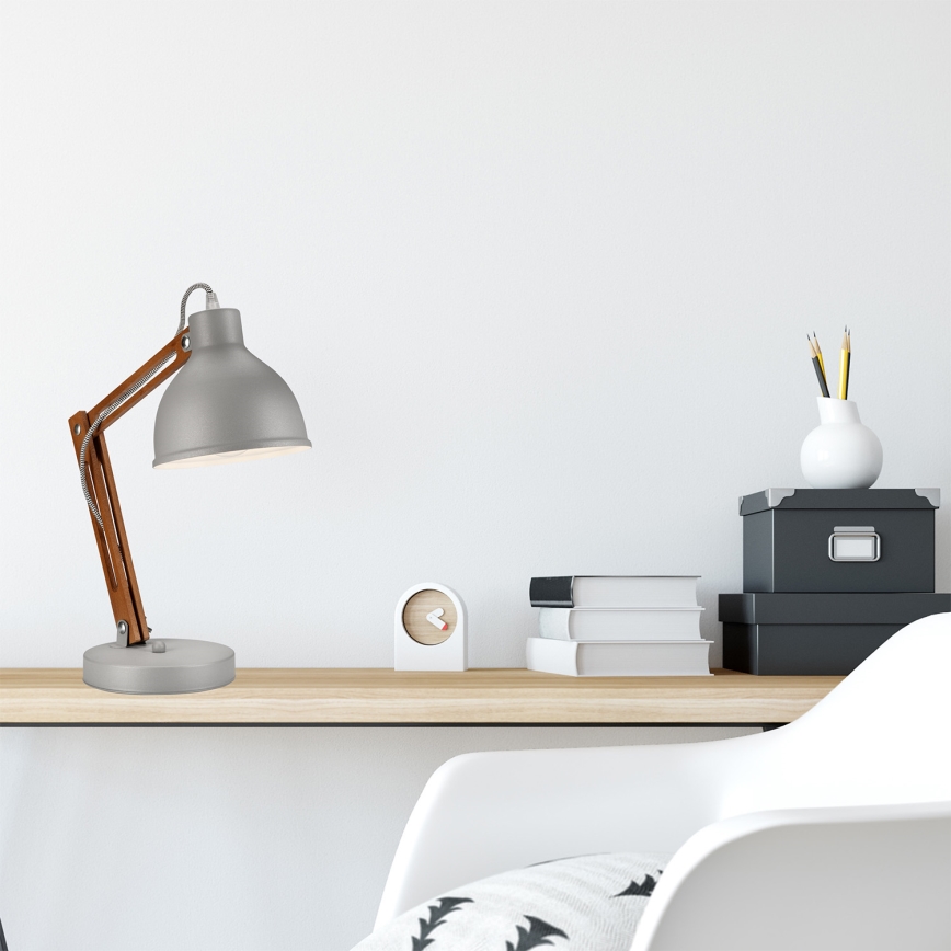 Stolní lampa MARCELLO 1xE27/60W/230V buk - FSC certifikováno
