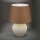 Stolní lampa MASAI 1xE27/40W/230V keramika hnědá/béžová