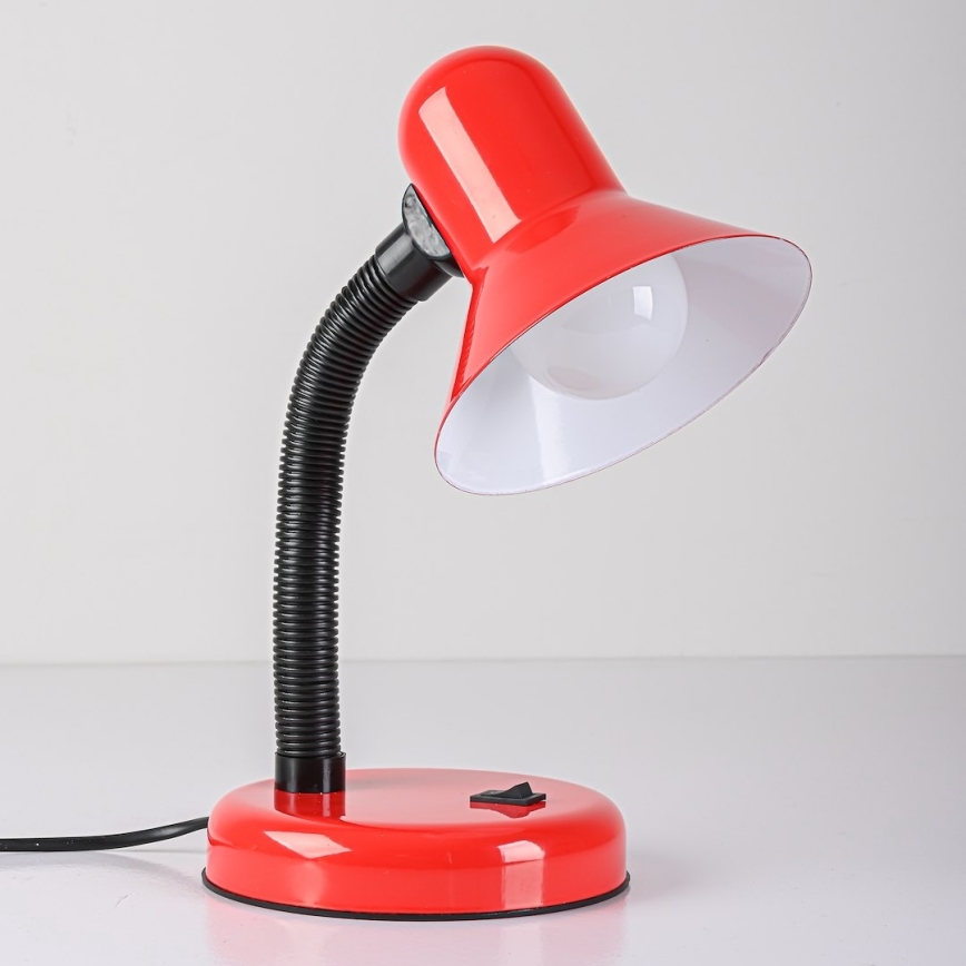 Stolní lampa MENTOR 1xE27/15W/230V červená