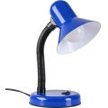 Stolní lampa MENTOR 1xE27/15W/230V modrá
