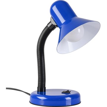 Stolní lampa MENTOR 1xE27/15W/230V modrá