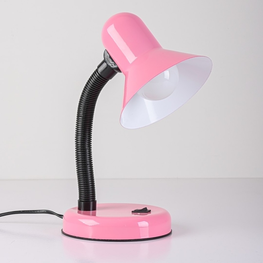 Stolní lampa MENTOR 1xE27/15W/230V růžová