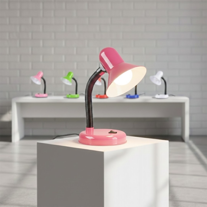 Stolní lampa MENTOR 1xE27/15W/230V růžová