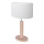 Stolní lampa MERCEDES 1xE27/40W/230V 46 cm bílá/dub