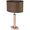 Stolní lampa MERCEDES 1xE27/40W/230V 60 cm hnědá/dub