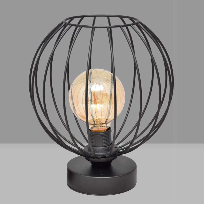 Stolní lampa MERCURE 1xE27/15W/230V černá