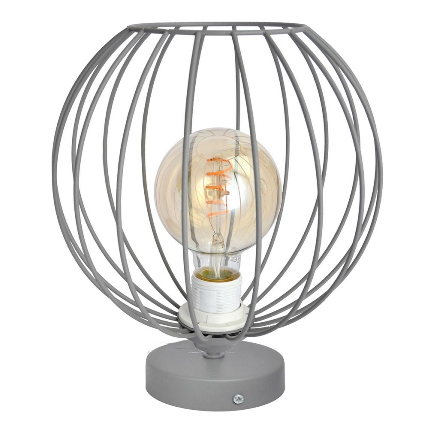 Stolní lampa MERCURE 1xE27/15W/230V šedá