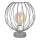 Stolní lampa MERCURE 1xE27/15W/230V šedá