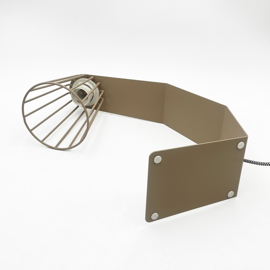 Stolní lampa NANDO 1xE27/15W/230V béžová