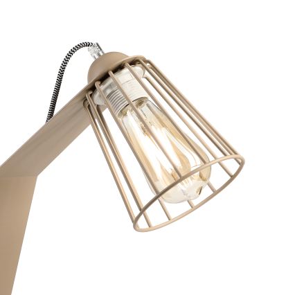 Stolní lampa NANDO 1xE27/15W/230V béžová