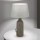 Stolní lampa ORCHID 1xE27/40W/230V keramika hnědá/šedá
