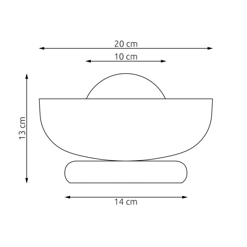 Stolní lampa OZZY 1xG9/8W/230V béžová