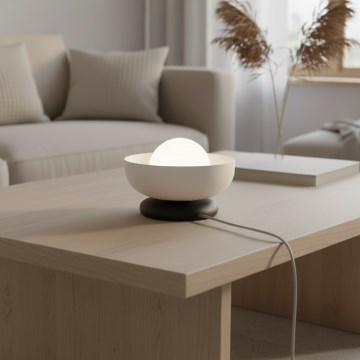 Stolní lampa OZZY 1xG9/8W/230V šedá