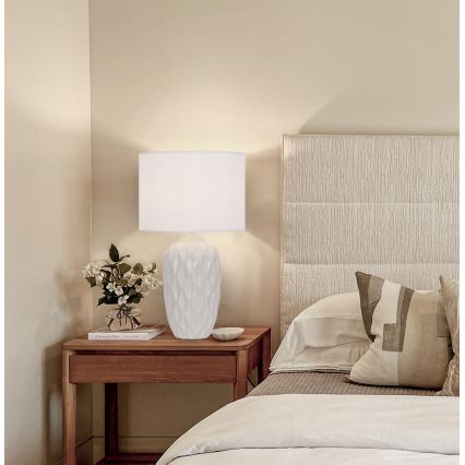 Stolní lampa PINEAPLE 1xE27/40W/230V bílá