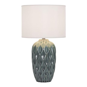 Stolní lampa PINEAPLE 1xE27/40W/230V bílá/zelená