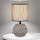Stolní lampa PINIA 1xE14/25W/230V keramika béžová/šedá