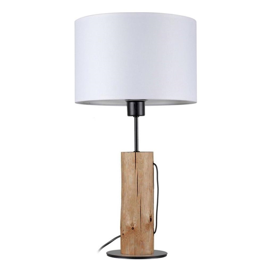 Stolní lampa PINO 1xE27/40W/230V borovice