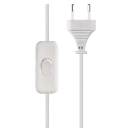 Stolní lampa POPPY 1xE27/25W/230V bílá