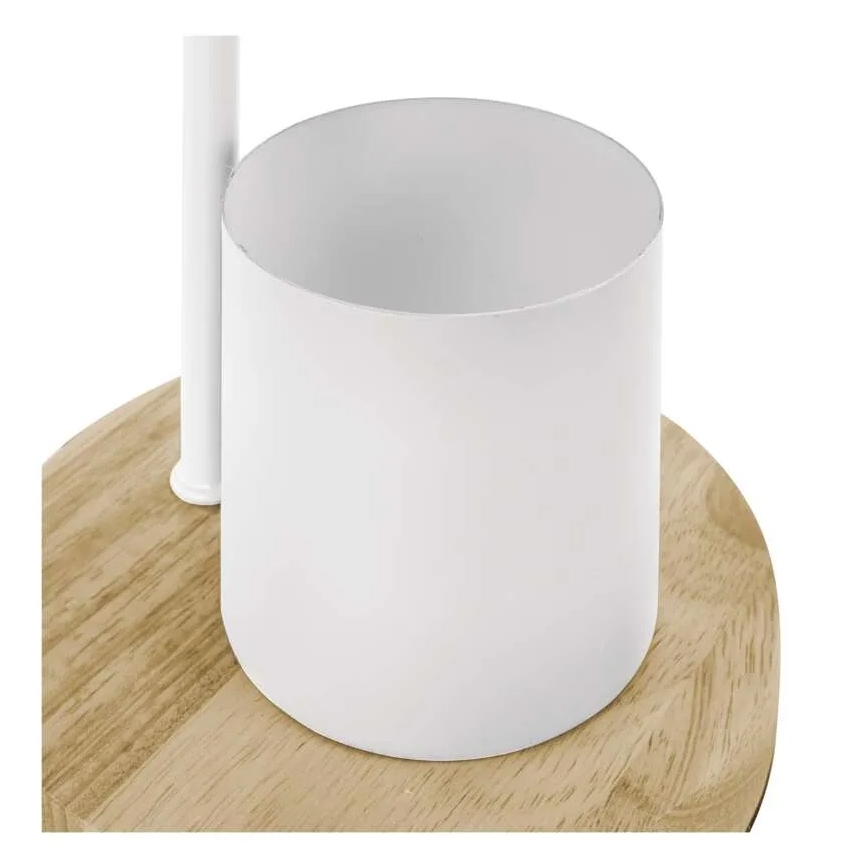 Stolní lampa POPPY 1xE27/25W/230V bílá