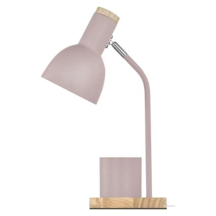 Stolní lampa POPPY 1xE27/25W/230V růžová
