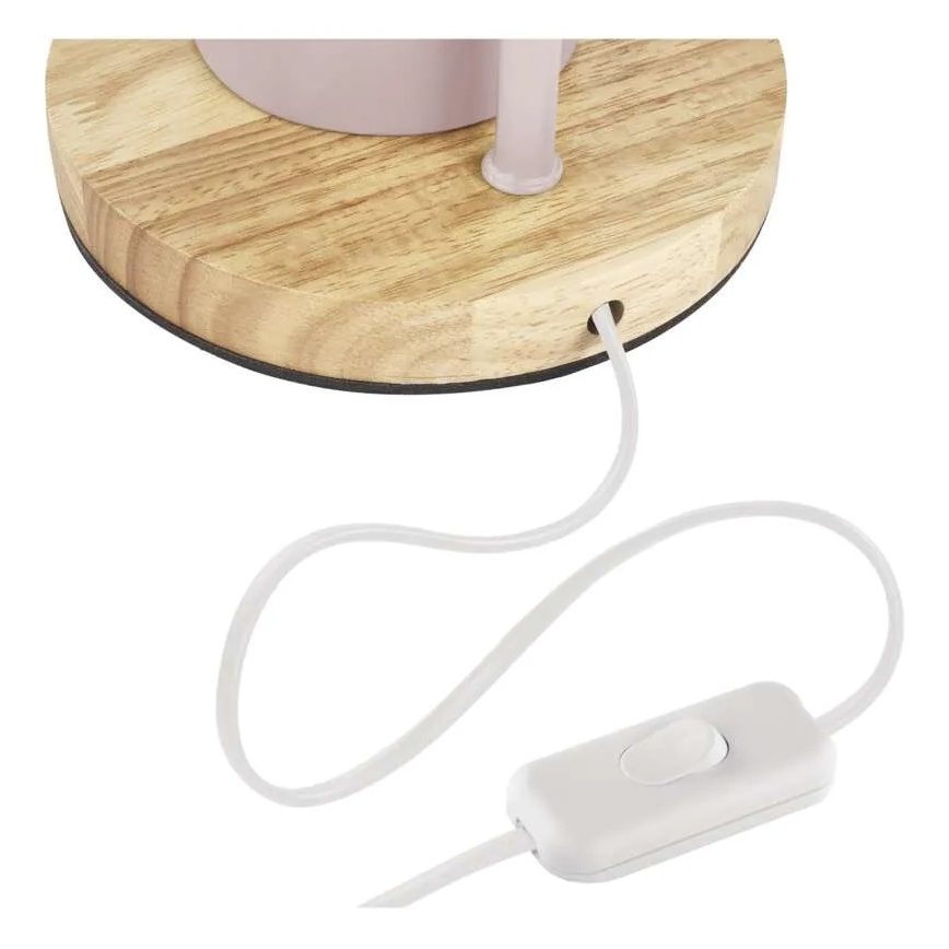 Stolní lampa POPPY 1xE27/25W/230V růžová