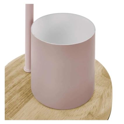 Stolní lampa POPPY 1xE27/25W/230V růžová