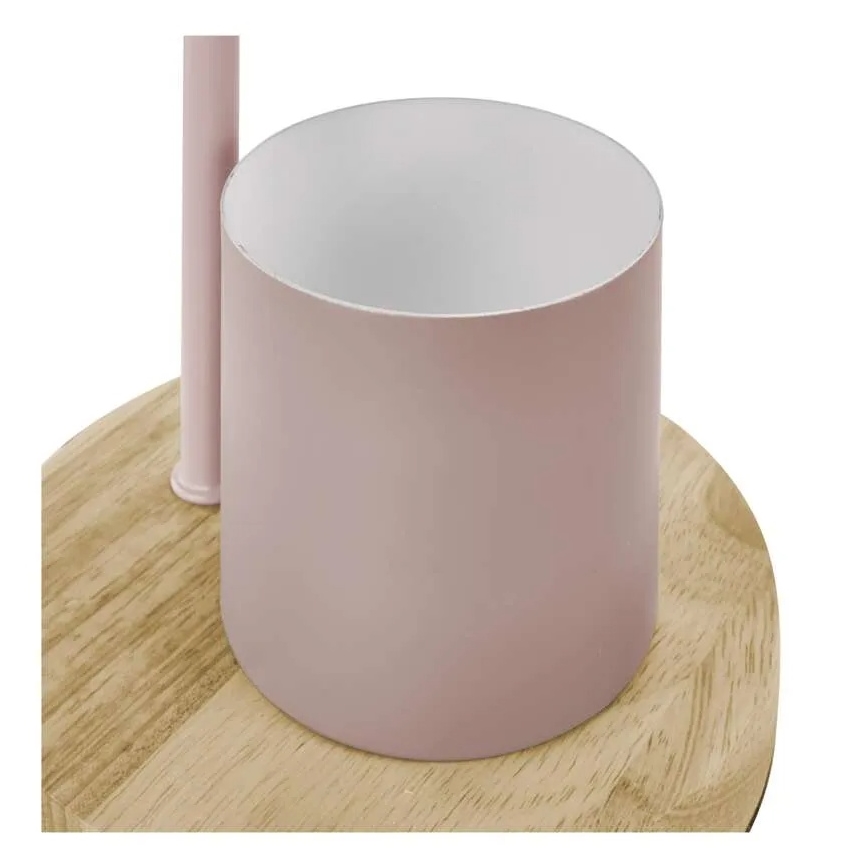 Stolní lampa POPPY 1xE27/25W/230V růžová