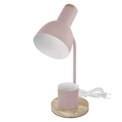 Stolní lampa POPPY 1xE27/25W/230V růžová