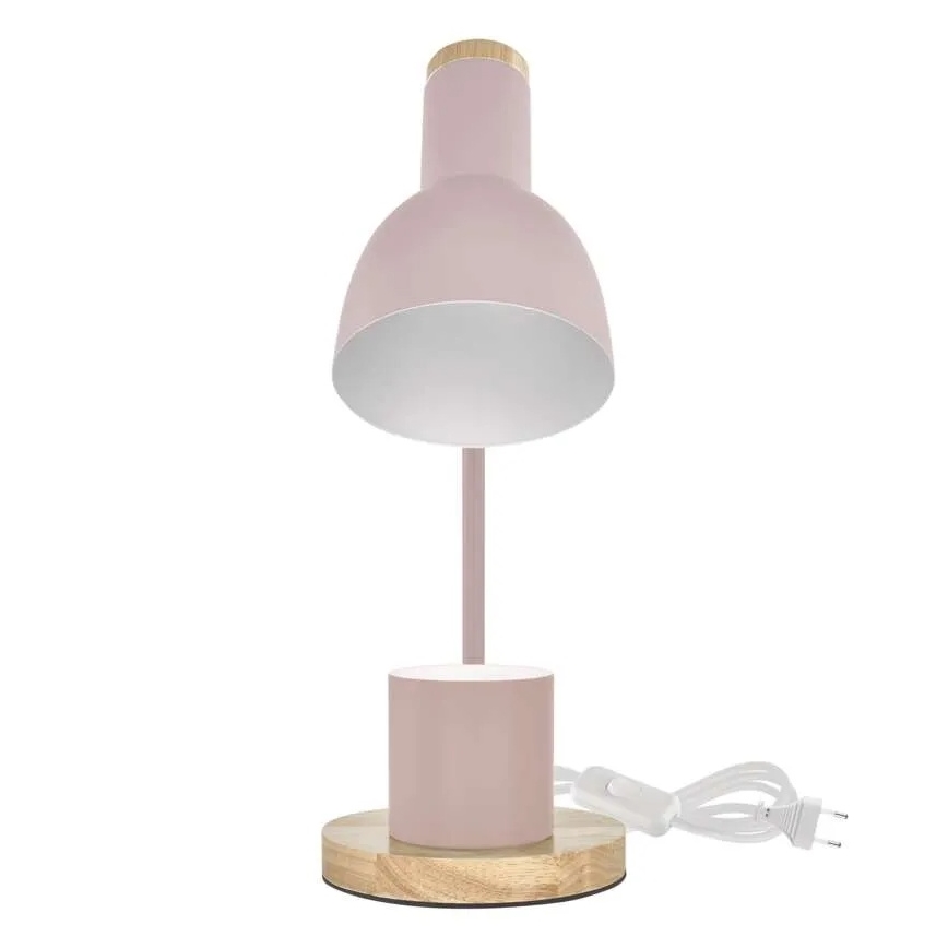 Stolní lampa POPPY 1xE27/25W/230V růžová