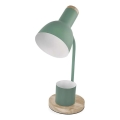 Stolní lampa POPPY 1xE27/25W/230V zelená