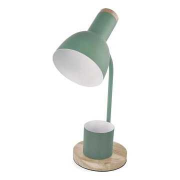 Stolní lampa POPPY 1xE27/25W/230V zelená