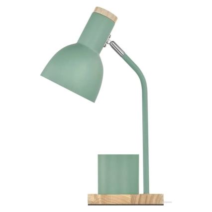 Stolní lampa POPPY 1xE27/25W/230V zelená