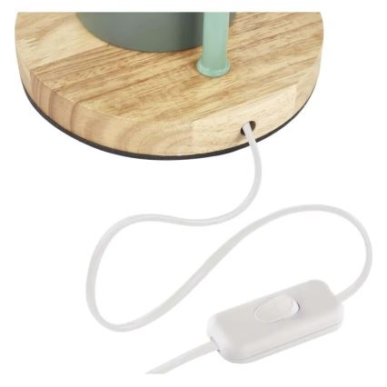 Stolní lampa POPPY 1xE27/25W/230V zelená