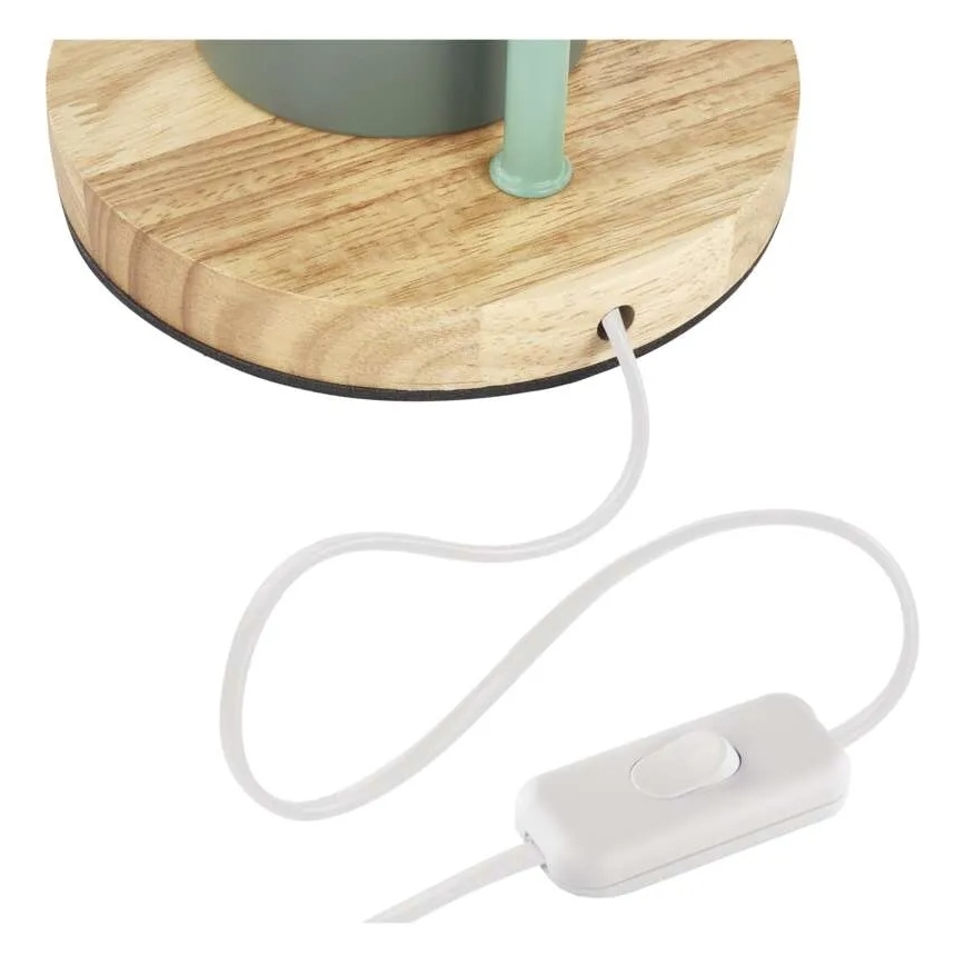 Stolní lampa POPPY 1xE27/25W/230V zelená