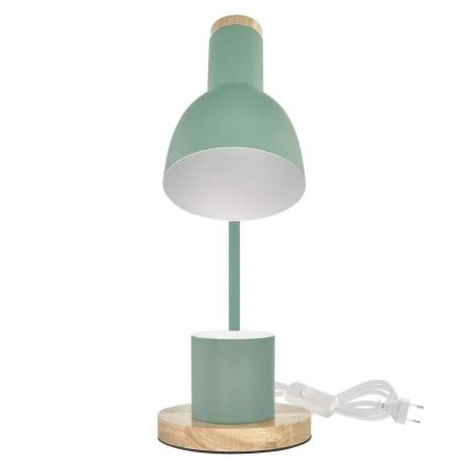 Stolní lampa POPPY 1xE27/25W/230V zelená