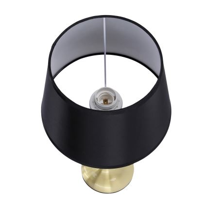 Stolní lampa PRIMA GOLD 1xE27/60W/230V černá/zlatá