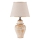 Stolní lampa RAMZES 1xE27/40W/230V krémová/zlatá