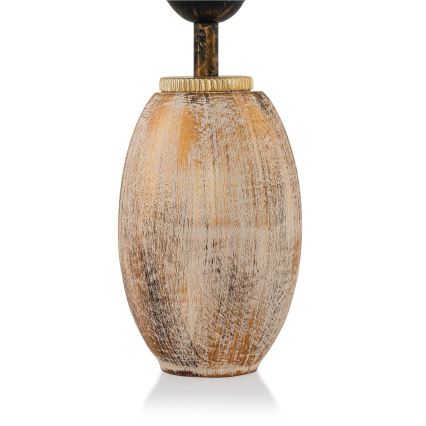 Stolní lampa RAMZES 1xE27/40W/230V krémová/zlatá
