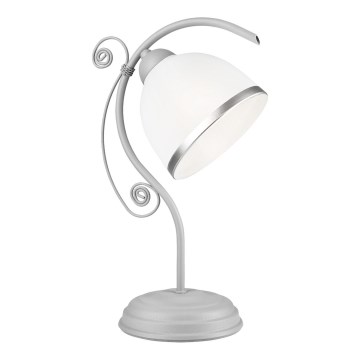 Stolní lampa RETRO II 1xE27/60W/230V stříbrná