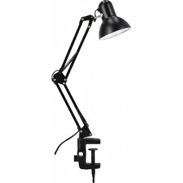 Stolní lampa s klipem 1xE27/60W/230V černá