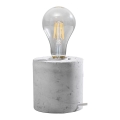 Stolní lampa SALGADO 1xE27/15W/230V beton