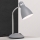 Stolní lampa SCHOOL 1xE27/40W/230V šedá/matný chrom